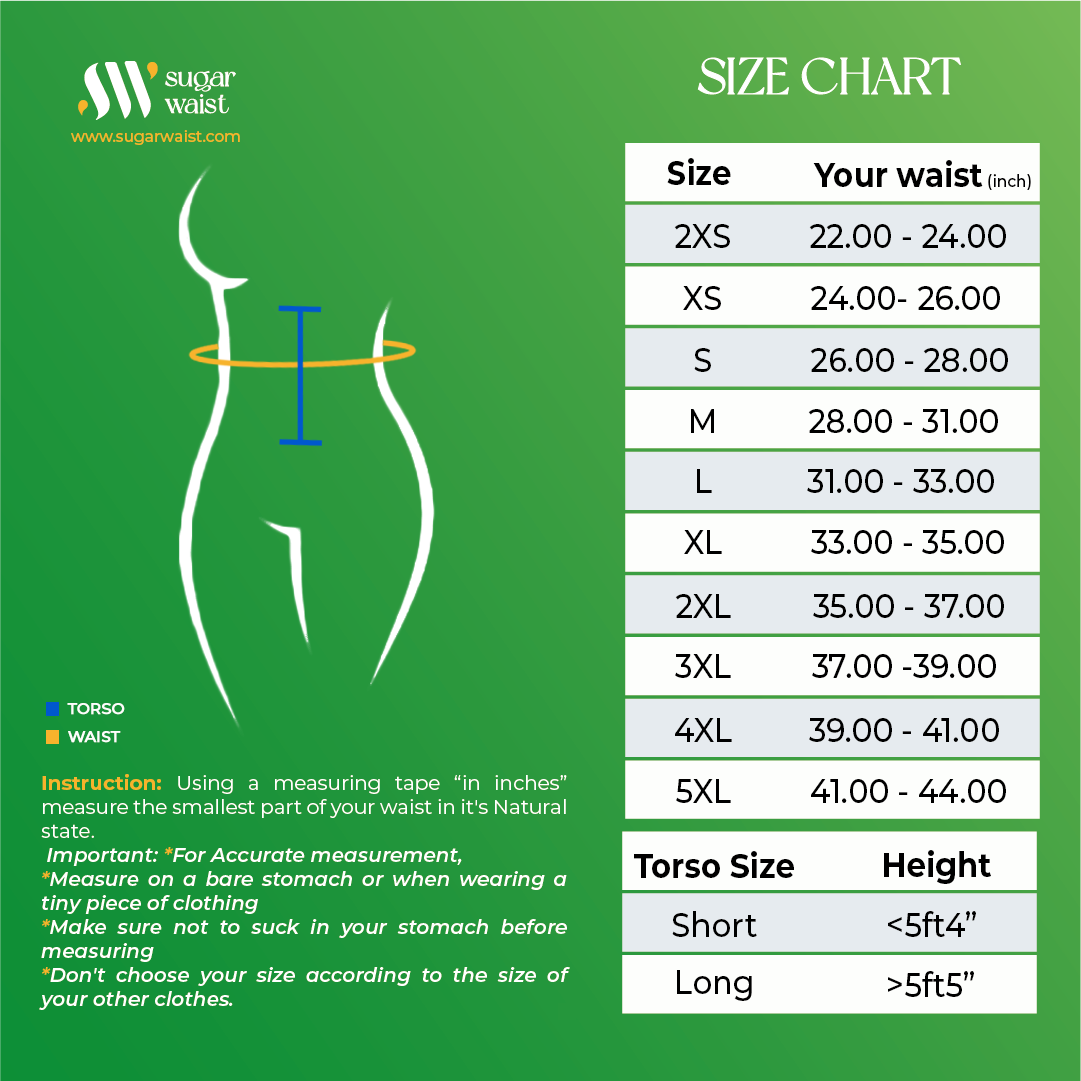 Size Guide – Sugar waist
